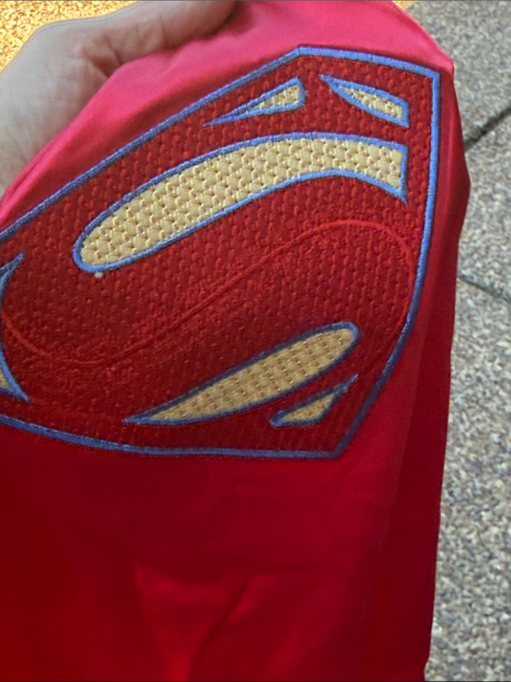 RUBIE’s Kids Red Superhero Cape with Emblem ~ SUPERMAN CAPE
